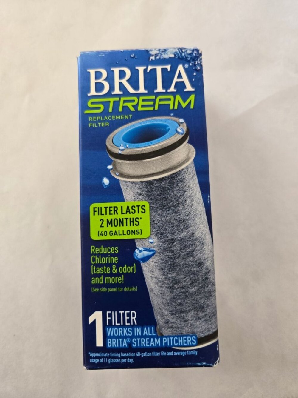 Brita Stream 2 Month Replacement Filter Single Count